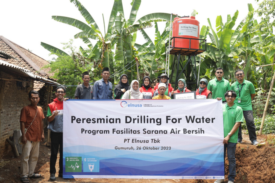 Elnusa Gelar Program Drilling for Water & CSR Goes to Community