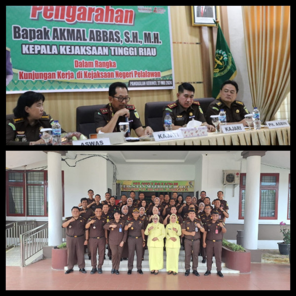 Kejati Riau Kunjungi Kejari Pelalawan, Ini Agendanya