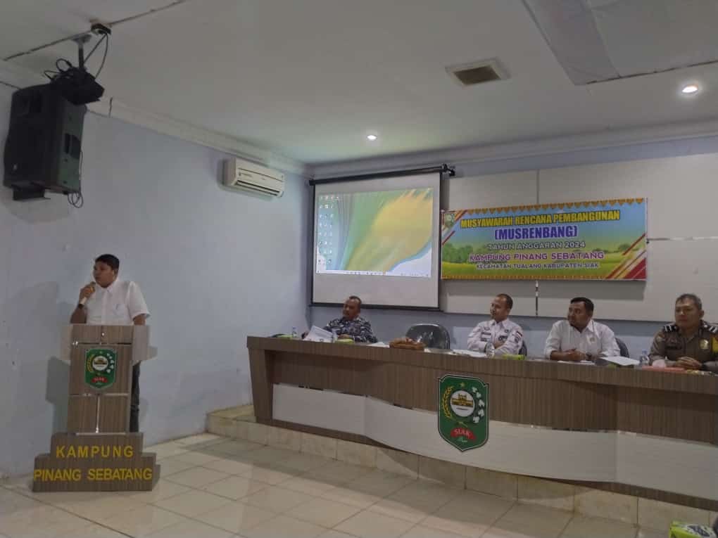 Musrenbang Pinang Sebatang, Jangan Pernah Bosan Mengusulkan Program