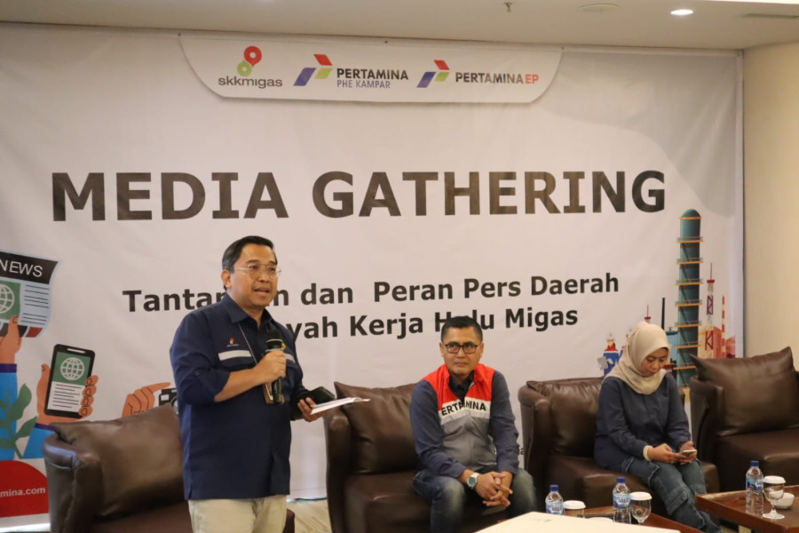 Perkuat Sinergi dengan Wartawan, Pertamina EP dan PHE Kampar Gelar Media Gathering