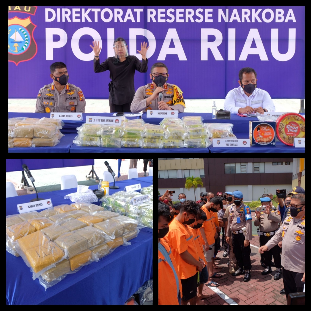 Kapolda Riau: Kerjasama Menjadi Kunci Pemberantasan Narkoba