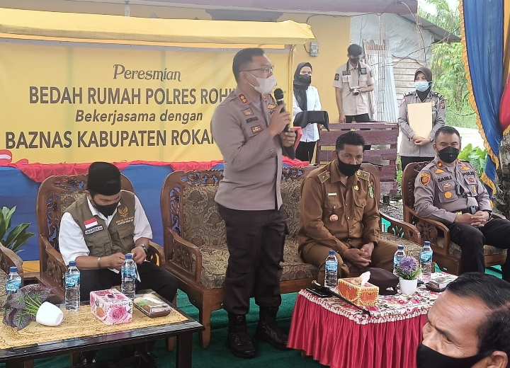 BAZNAS Apresiasi Polres Rohil Rutin Zakat Profesinya