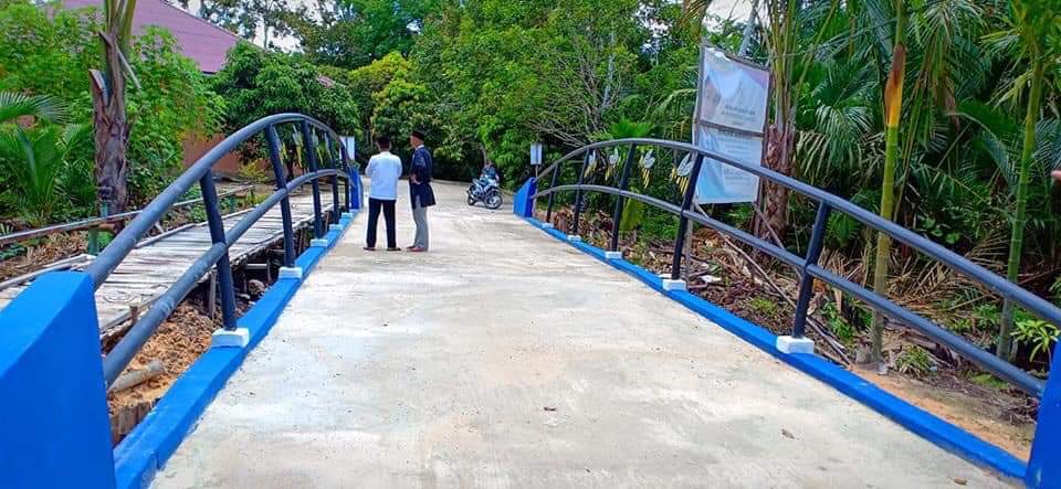 Sujarwo Berharap Jembatan Ini Sebagai Objek Penunjang Konsep Wisata Kecamatan Mempura kedepan