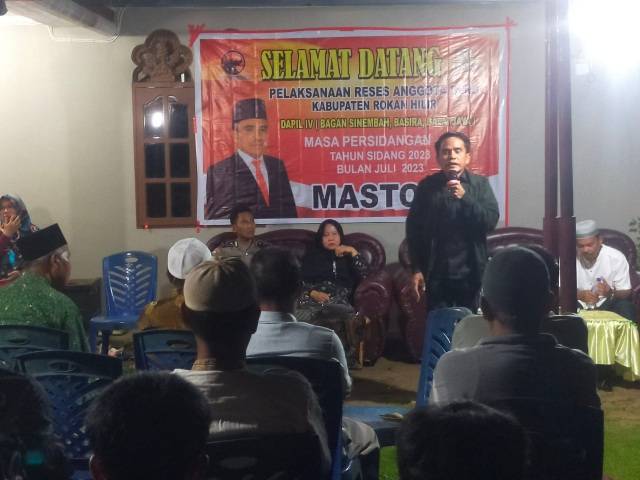 Reses Di Basira ,Ketua DPRD Maston Sebut Usual Benar Benar Skala Prioritas