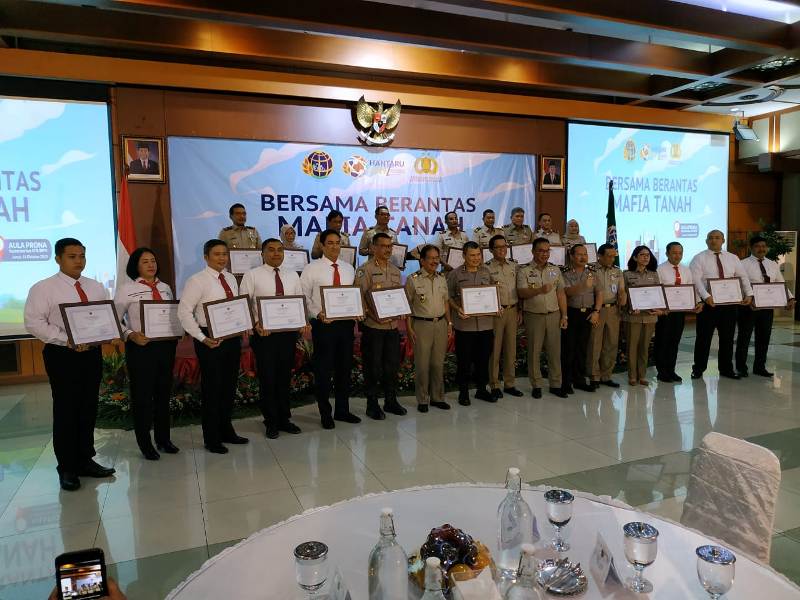 Polda Banten Terima Penghargaan dari Kementerian Agraria dan Tata Ruang/BPN