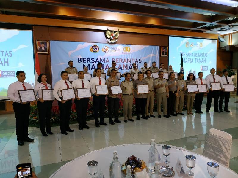 Polda Banten Terima Penghargaan dari Kementerian Agraria dan Tata Ruang/BPN