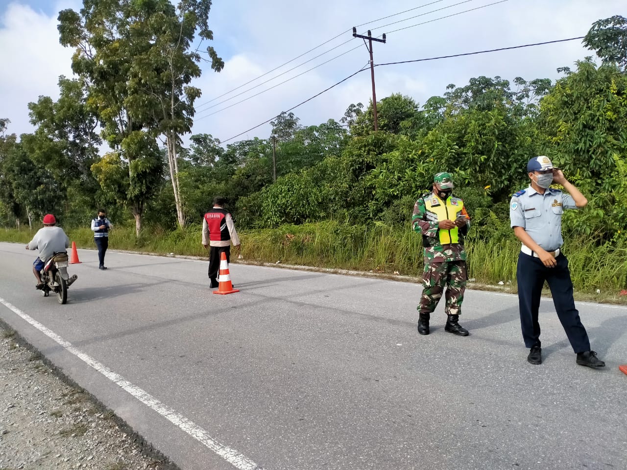 Serka Edy Laksanakan PAM Nataru di Pangkalan Pisang