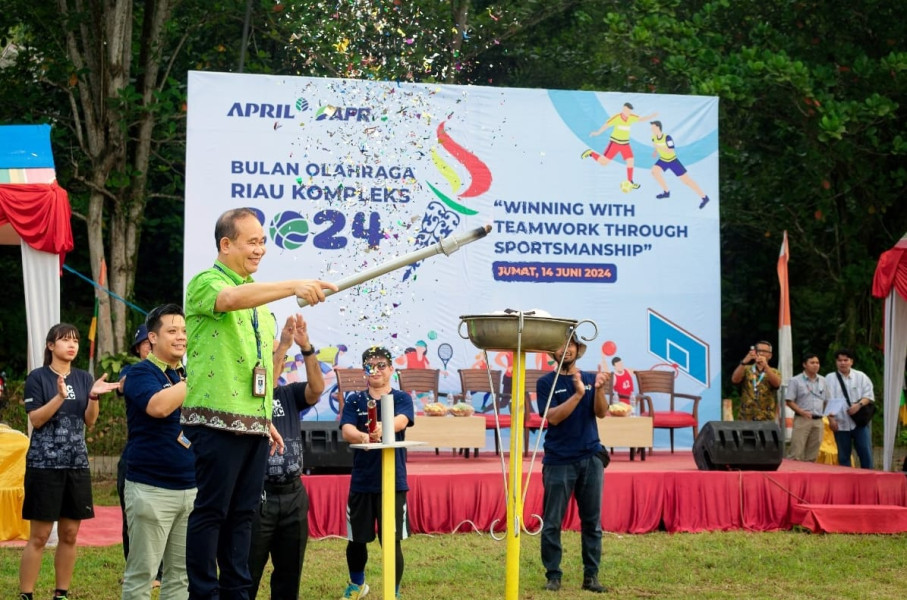 Junjung Sportivitas dan Kerjasama Tim, Bulan Olahraga Riau Kompleks 2024 Dimulai