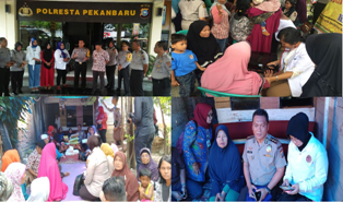 Sambangi Kediaman Seorang Buruh Cuci Gosok, Tim Jum'at Barokah Disambut Dengan Haru