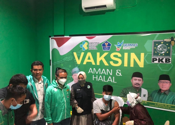 PKB Riau Kembali Gelar Vaksinasi Massal di Kampar