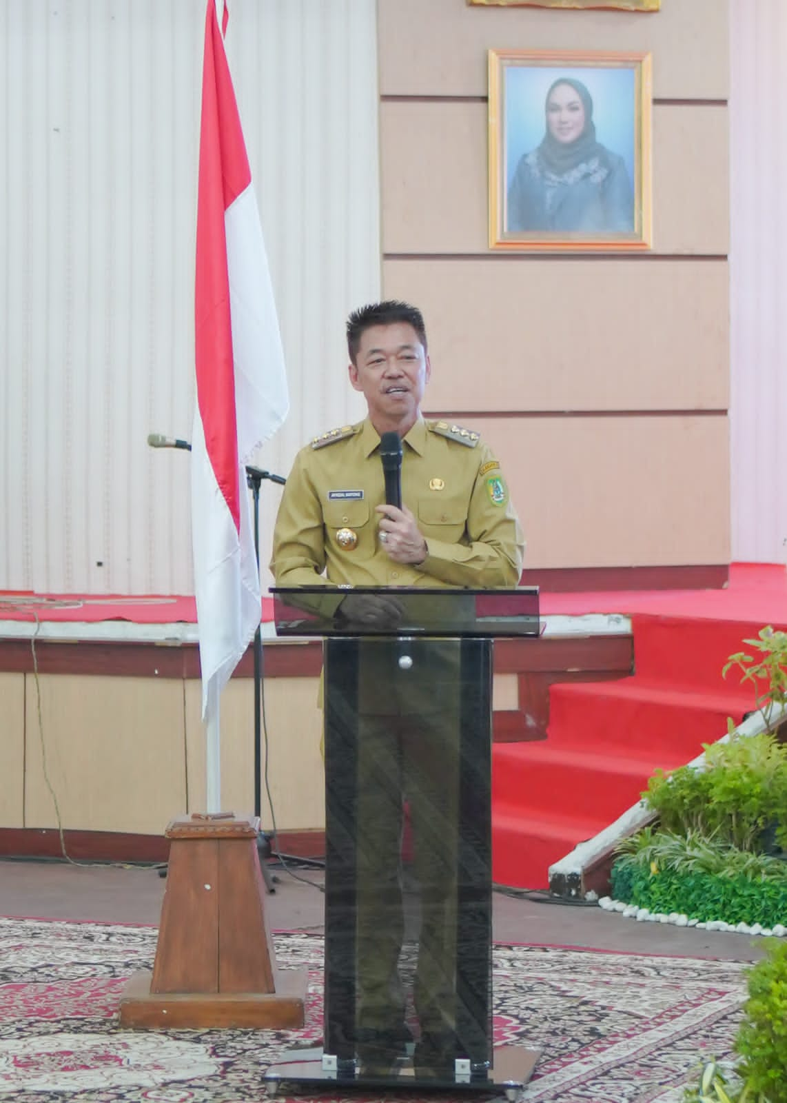 Rapat Bersama Forkonpinda  Bupati Rohil : Tekan Inflasi, Stok Sembako Tercukupi