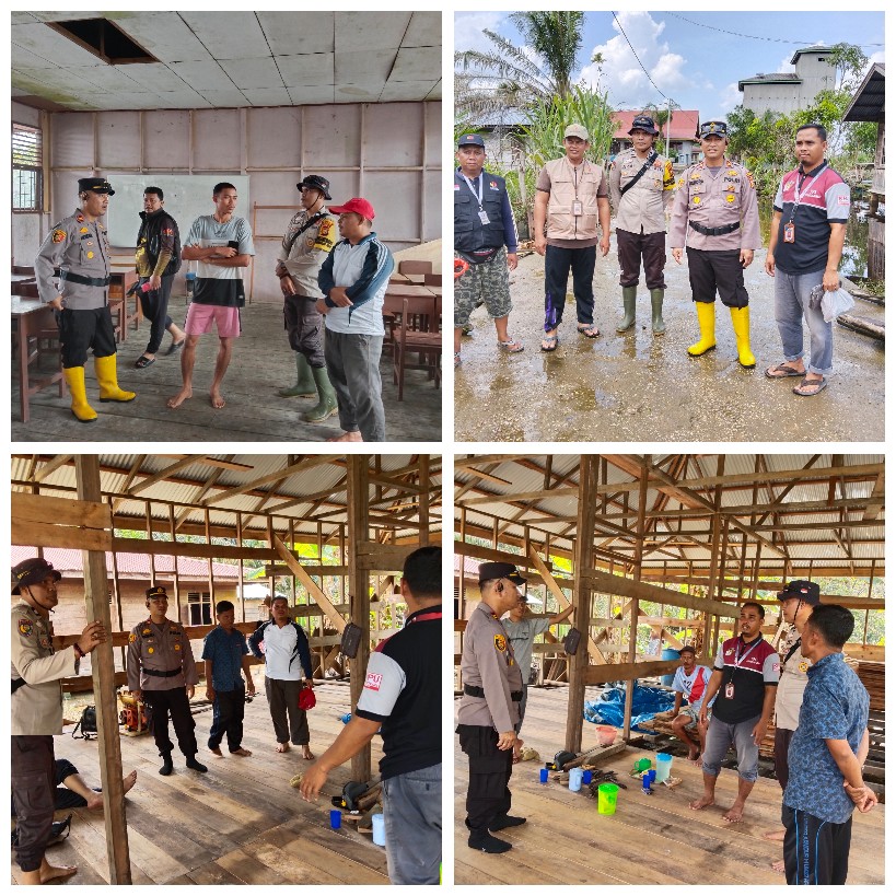 Tinjau TPS Di Teluk Meranti, 3 TPS di Pangkalan Terap Dipindahkan Karena Banjir