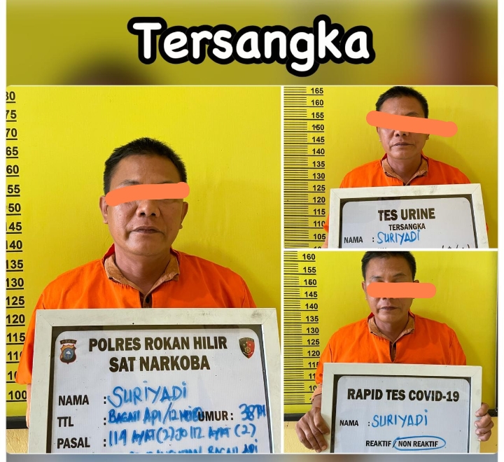 Polres Rohil Ungkap Pengiriman Paket Sabu