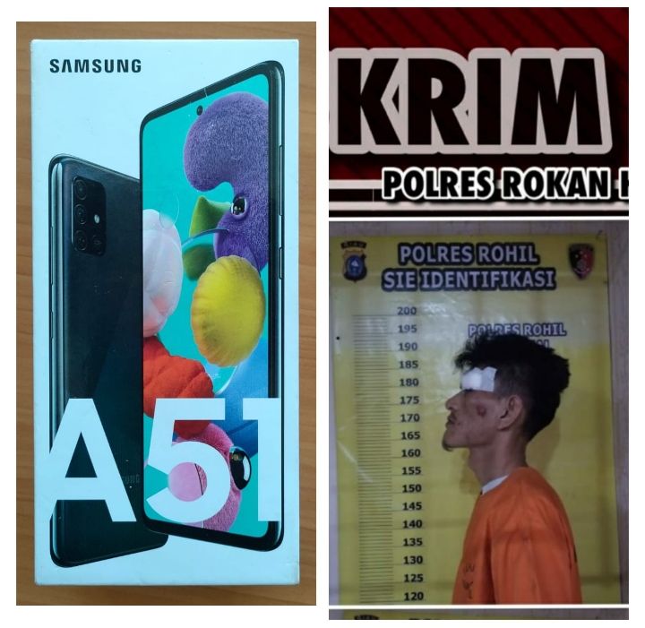 Diduga Curi HP Samsung Galaksi, ASN Di Rohil Bekuk Polisi