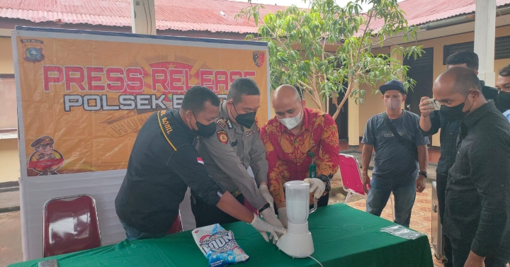 Komitmen Berantas Narkotika ,Kapolsek Bangko Minta Dukungan Media