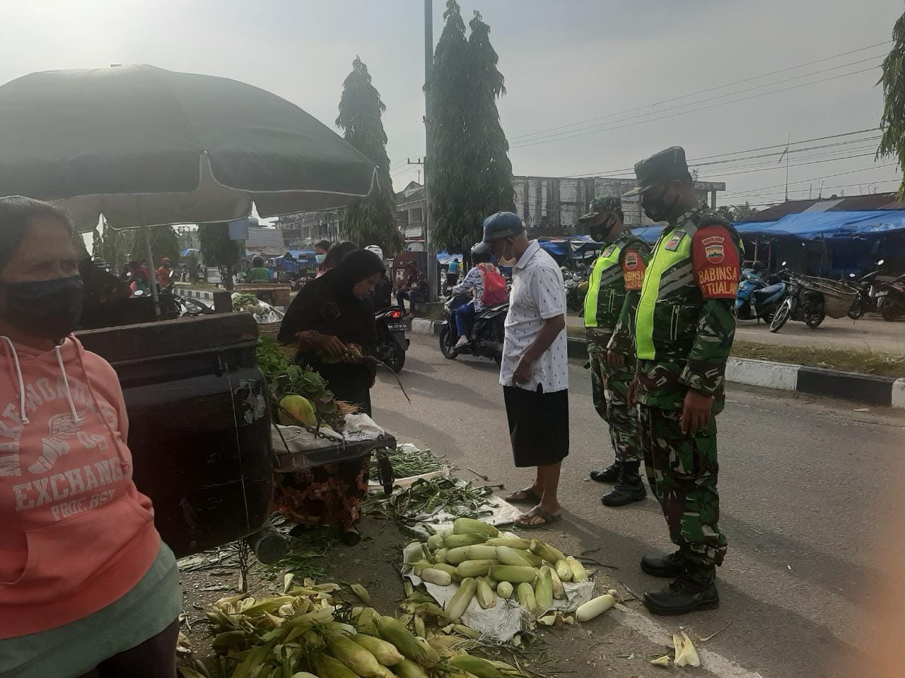 Serda Sarju Beri Teguran Kepada Pelanggar Prokes