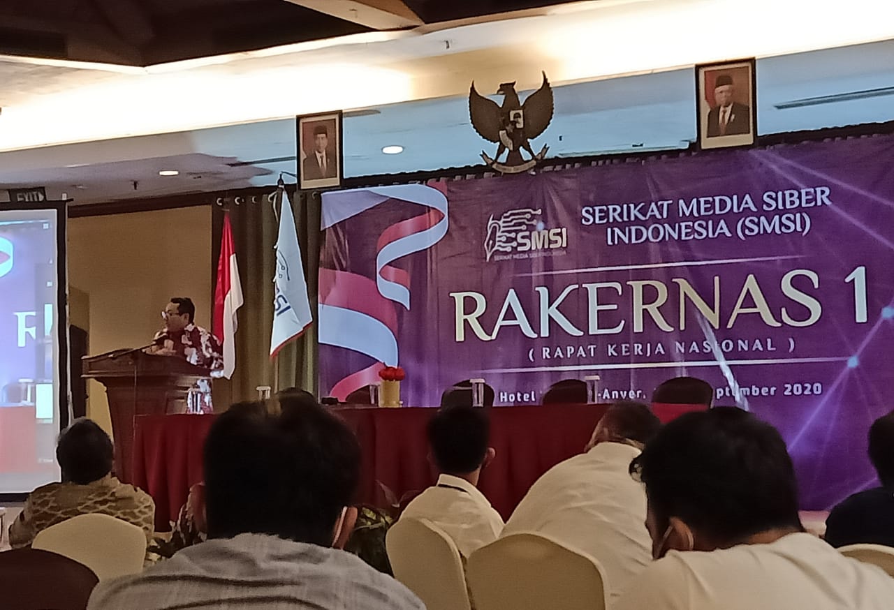 Sebagai Media Siber Terbesar di Indonesia,  Menkominfo Minta SMSI Sehatkan Demokrasi Lawan Hoax