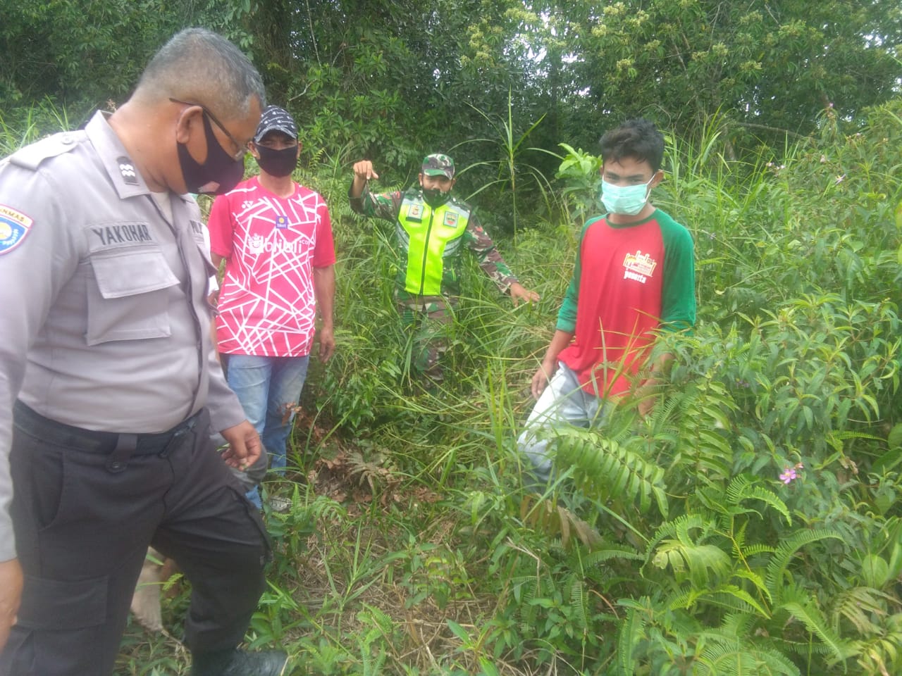 Sosialisasi Karhutla, Masyarakat Tuti Ucapkan Terimakasih Kepada Babinsa