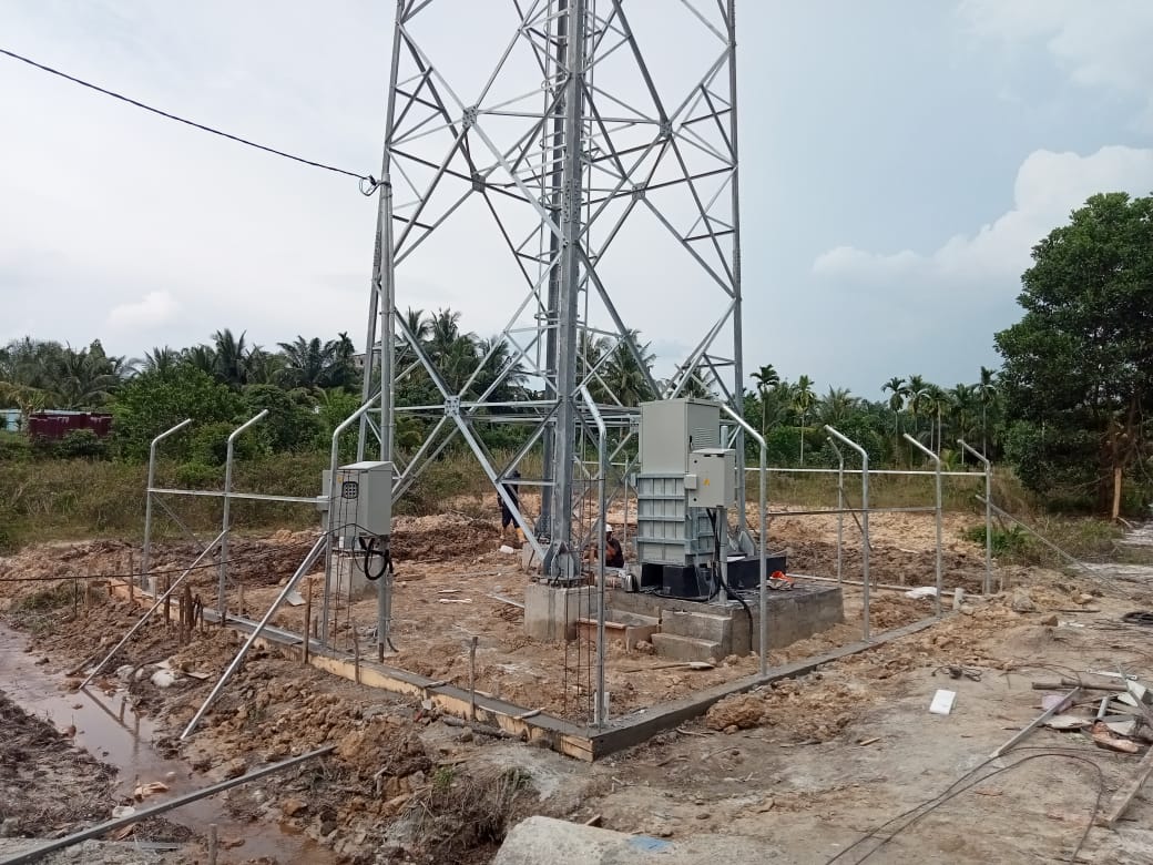 Sudah Berdiri Kokoh, Tower Telkomsel Dijalan Ceras Diduga Tidak Berizin