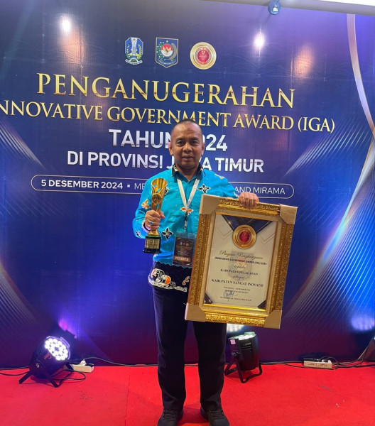 Sebagai Kabupaten Sangat Inovatif, Pemkab Pelalawan terima Penghargaan IGA 2024