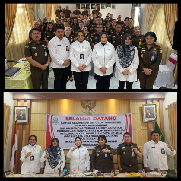 Kejari Pelalawan Terima Kunker Rombongan KKRI dan Aswas Kejati Riau