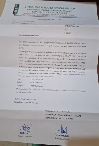 Isu Lingkungan dan Limbah RAPP Dalam Bargaining Idealisme HMI