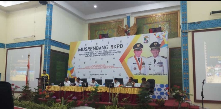 Bupati Buka Musrenbang RKPD Kabupaten Pelalawan Tahun 2019