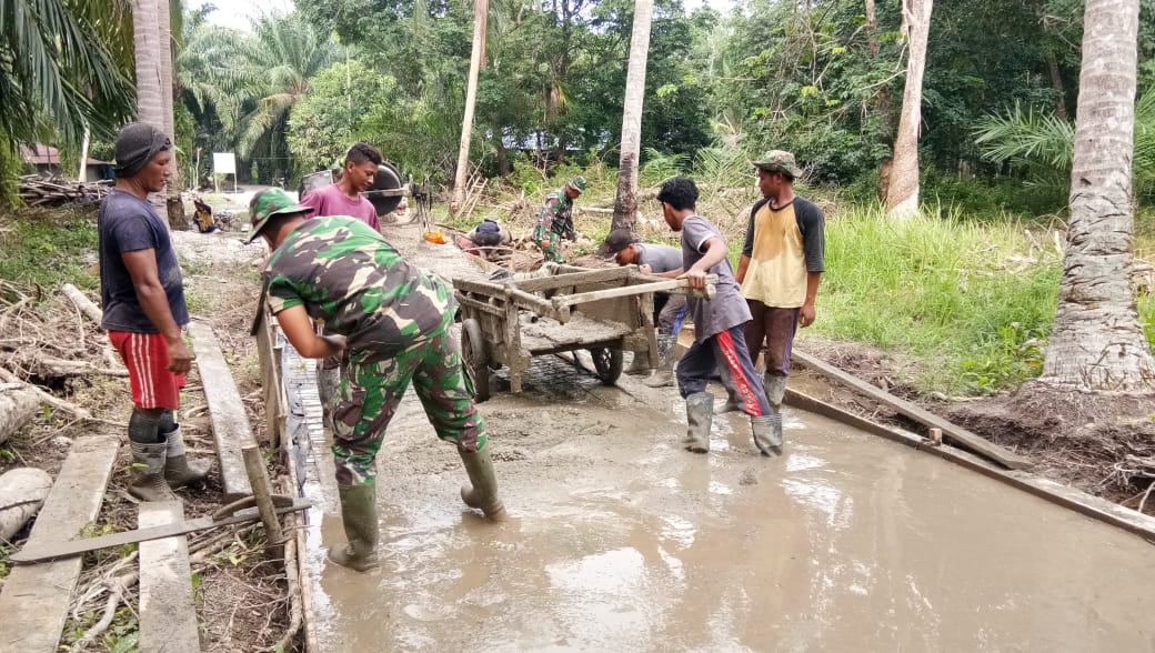 Gang Kadiran Dibangun, TMMD Menekankan Prioritas Pembangunan Dibidang Infrastruktur