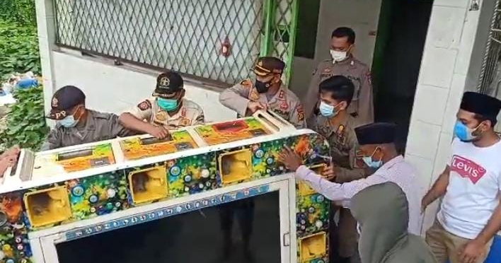 Razia Cipta Kondisi, Polres Rohil Angkut Mesin Gelper