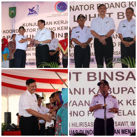Kunjungi Tekhno Park Pelalawan, Menko Maritim Sebut Pelalawan Kaya dengan SDA