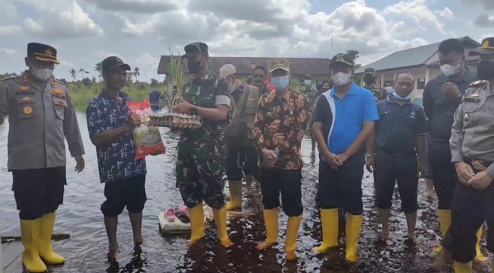 Bupati dan Kapolres Tinjau Kondisi Banjir