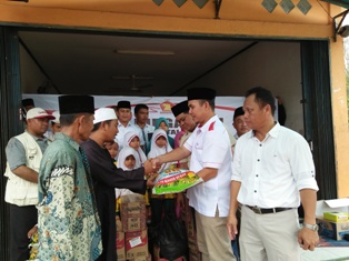 HUT ke 8, Partai Gerindra Rayakan Bersama Anak-Anak Pondok Thafis Al-Qur'an