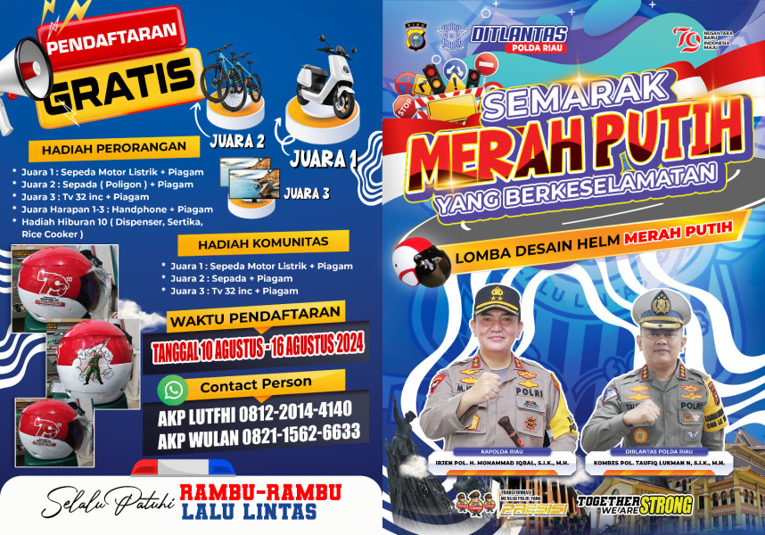 Ditlantas Polda Riau Kian Menyala, 4 Program Beri Manfaat Untuk Masyarakat