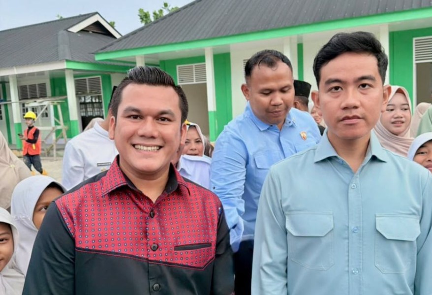 Tokoh Pemuda Rohil Maliki Dampingi Kunjungan Wapres RI