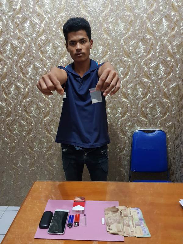 Kantongi Shabu, TGH Dibekuk Tim Opsnal Polsek Kubu