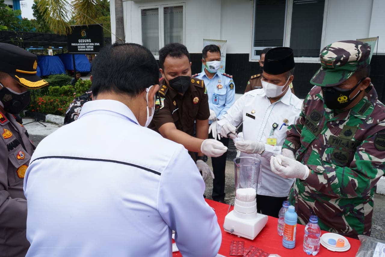 Musnahkan Narkoba, Bentuk Transparansi Dengan Masyarakat