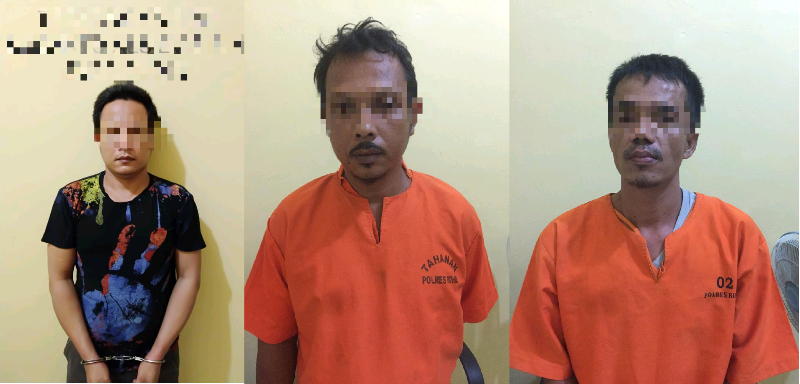 Dalam Dua Hari, Tiga Pelaku Berhasil Diamankan di Lokasi Yang Berbeda
