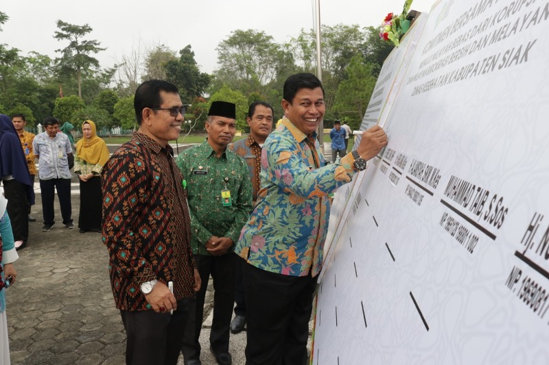 Dinas Kesehatan Kabupaten Siak siap Jalankan Bebas Korupsi