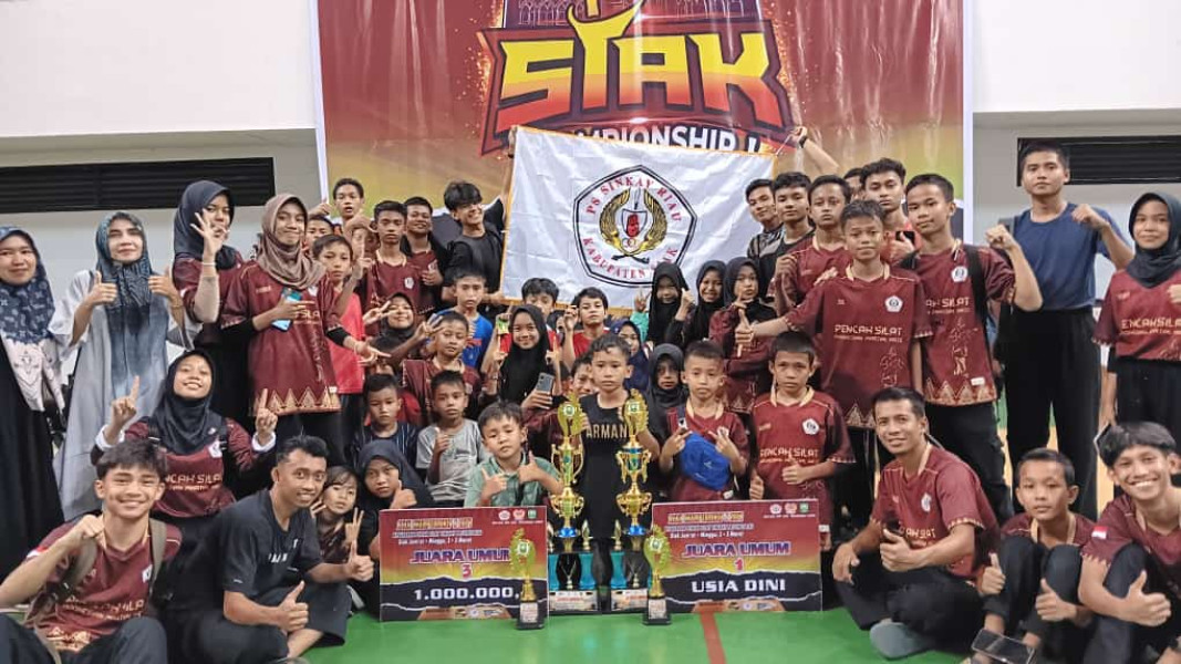 Raih Juara Umum Di Kejuaraan Pencak Silat Siak Championship I, Ini Kata Pelatih PS Sinkay