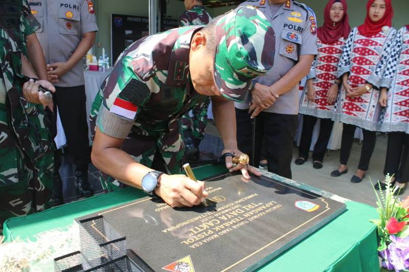 Pangdam XII/Tpr, Resmikan Lapangan Tembak 