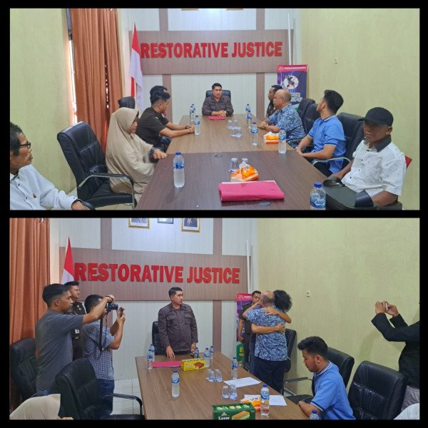 Kejari Pelalawan Hentikan Dua Perkara Pidana Umum Dengan Restorative Justice