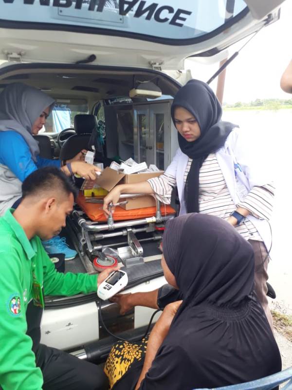 Antisipasi penyakit Dampak Banjir, Petugas Kesehatan Jemput Bola