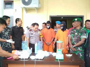 Polres Rohil Musnahkan Barang Bukti Narkotika Dan Miras