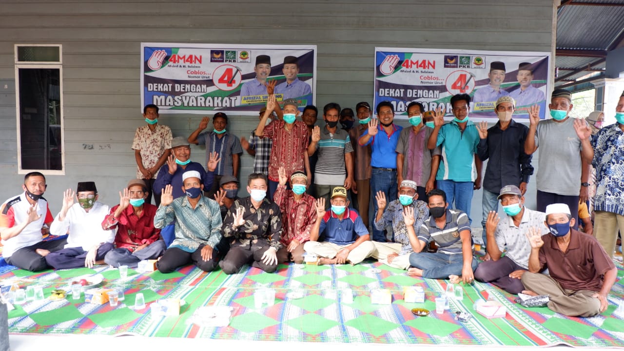 Warga kampung Anas Maamun, Siap Sumbangkan 80 Persen AMAN di pilkada Rohil