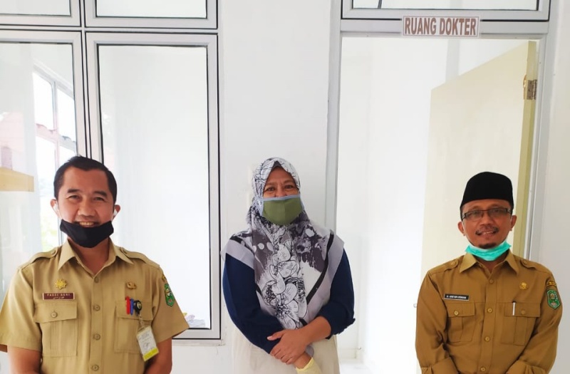 Calon Sekda Siak Arfan Usman dan Fauzi Asni, Jalani Tes Kesehatan di RSUDTR