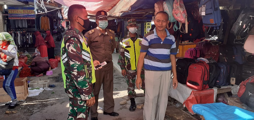 Sertu Sahabat Mendrofa Masih Menemukan Masyarakat Tidak Pakai Masker