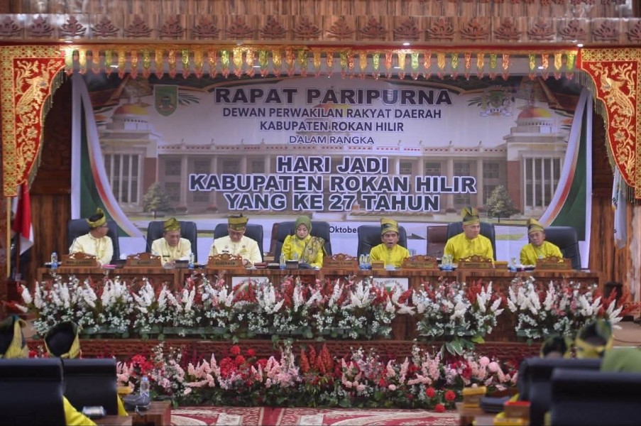HUT Rohil Ke -27 , Sekda Riau Paparan PDRP 2025 Tercatat 108,13 Triliun