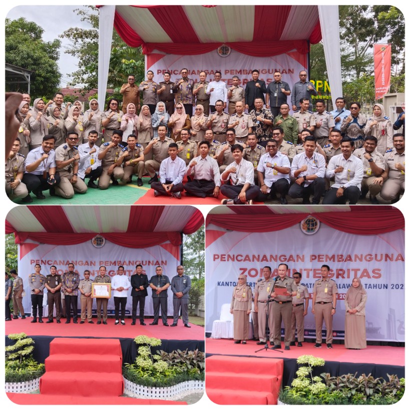 Kantah Pelalawan Canangkan Pembangunan Zona Integritas, Ini Pesan Kanwil BPN Riau