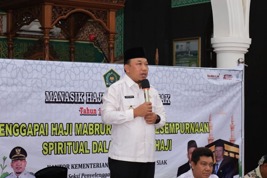 338 Calon Jemaah Haji Siak Ikuti Manasik Haji
