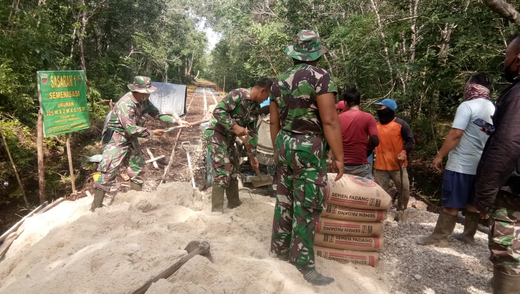 Pembangunan Jalan Parit Medan Api api,  Kegiatan TMMD Tidak Boleh di Pandang Sebelah Mata